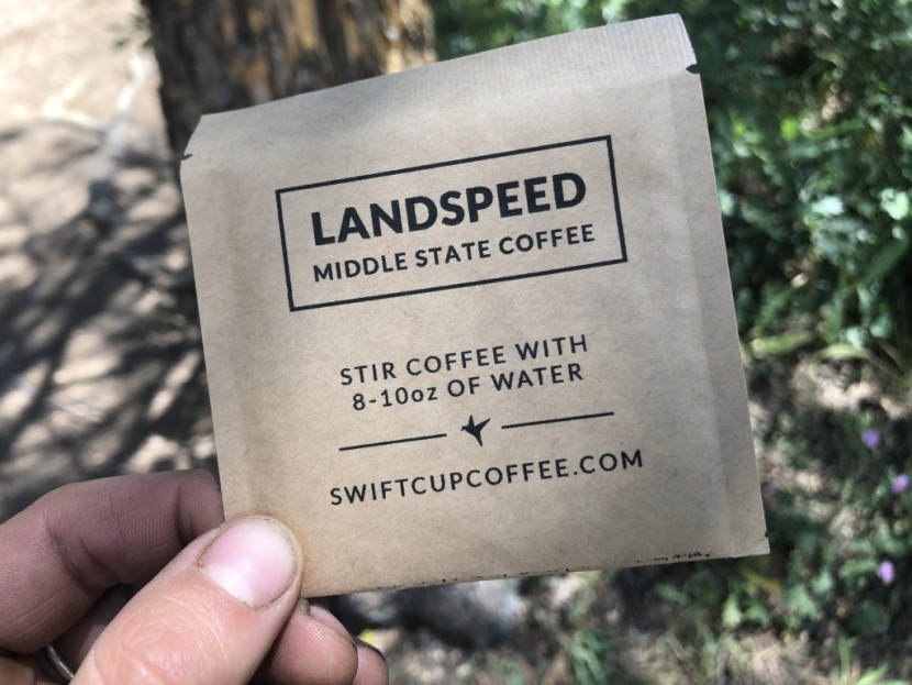 swift cup instant - ditch the box and just bring however many packets you need - they...