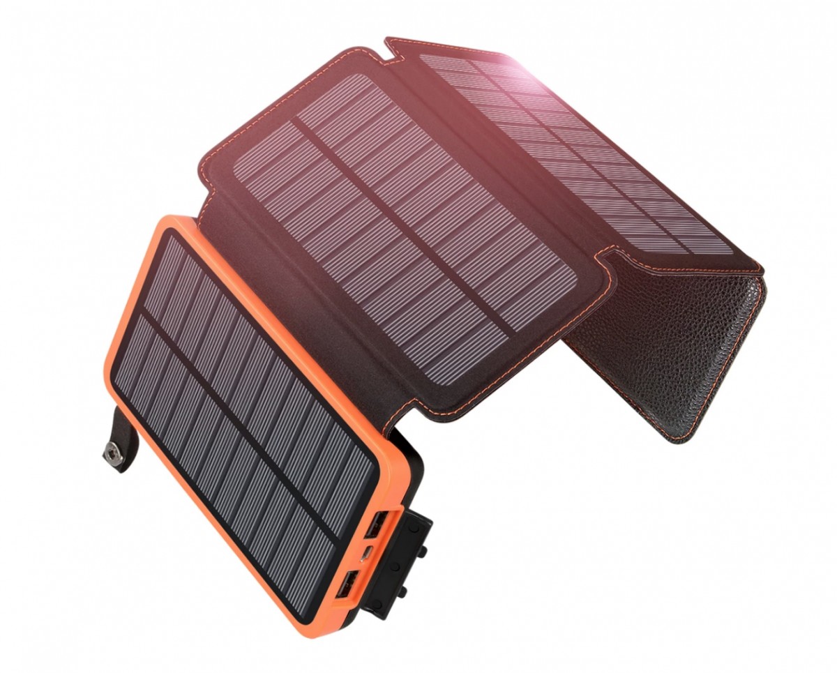 Solar Powerbank 27000Mah, Hiluckey Tragbare Solar Ladegerät 3A USB