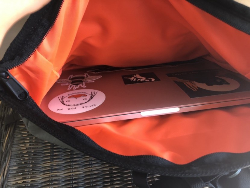 timbuk2 mission sling - we fit a 13&quot; laptop into the mission but with no room to spare - the...