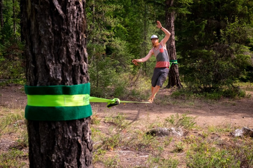 flybold slackline kit - the flybold is a basic, but high quality, easy-to-use line.