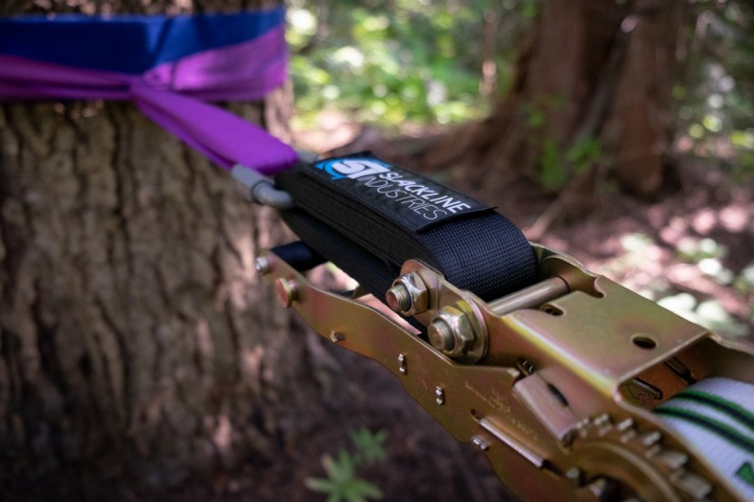 slackline industries boss line kit - the slow release does an excellent job of releasing tension, without...