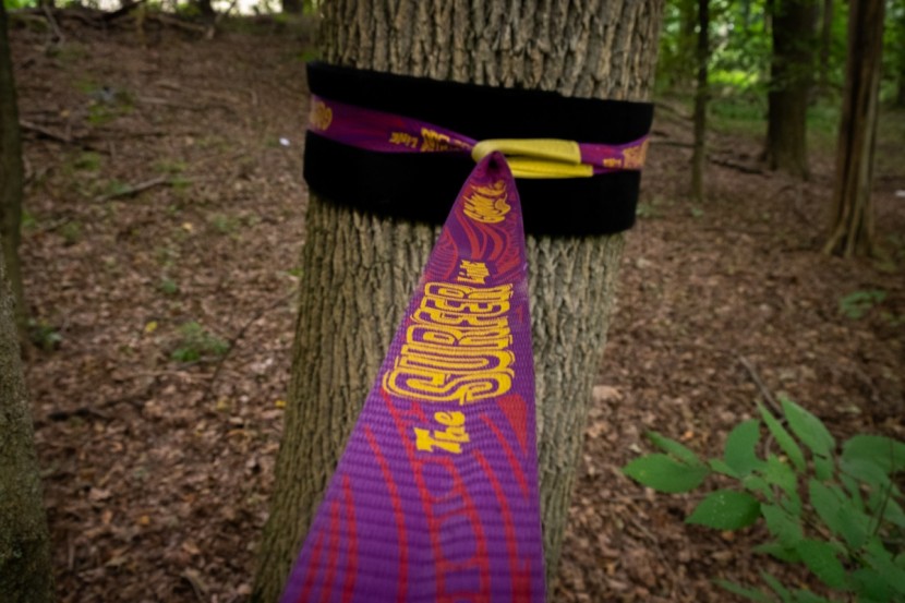 gibbon surferline - we loved the feel of walking on this dynamic webbing.