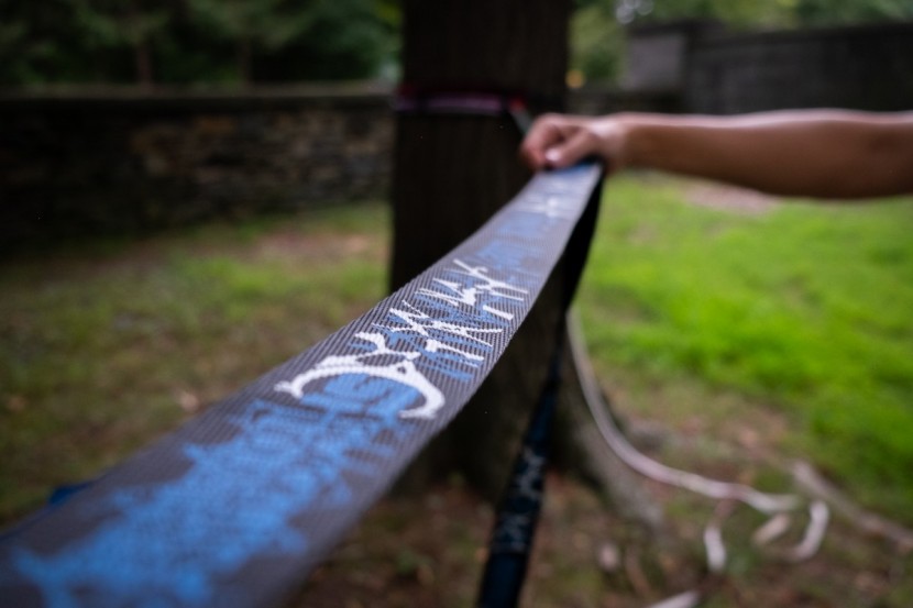 slackline industries trick line - two-inch ratchet based slacklines have become the standard...