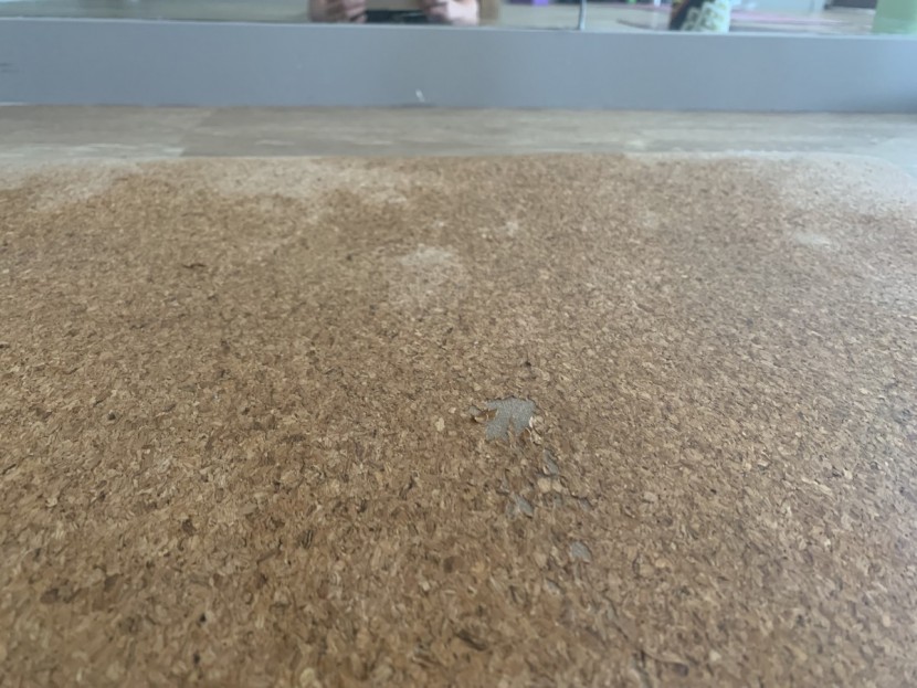 gaiam performance cork - after one practice, the gaiam performace cork started to visibly...