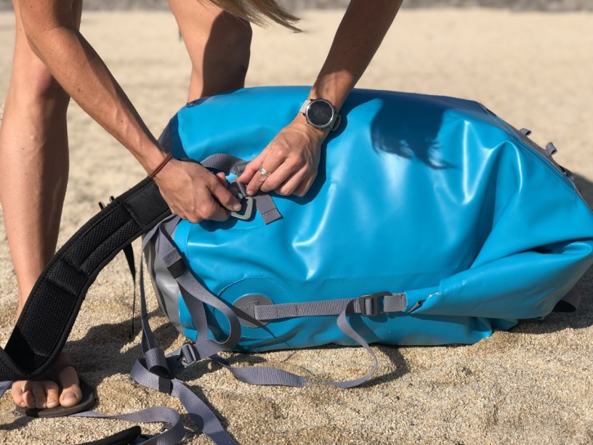 dry bag - taking the backpack harness off the nrs bill&#039;s bag is a cinch with...