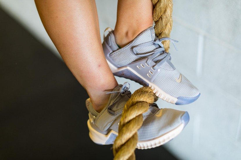 the rubber surface wrap felt slick during rope climbs.