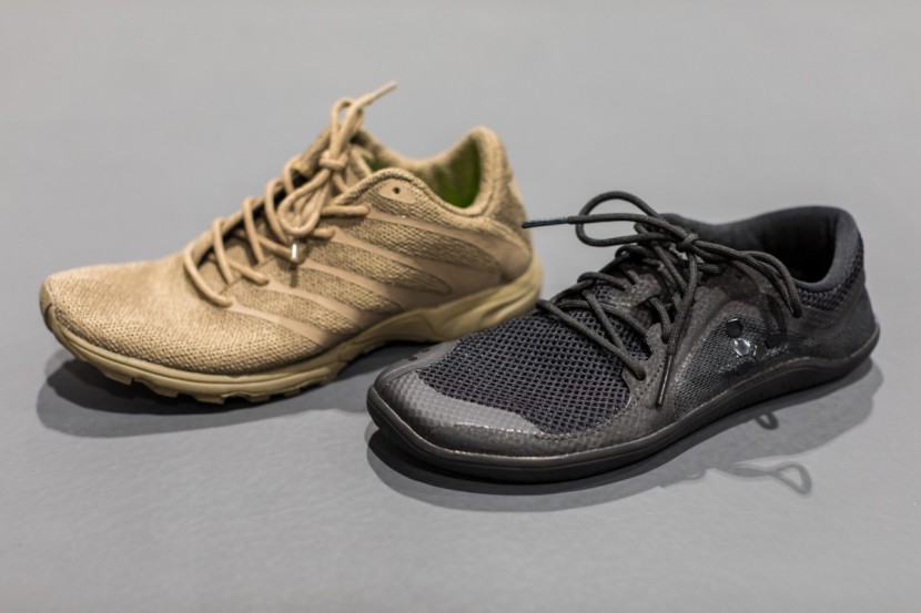 inov-8 f-lite 195 left vs. vivo primus lite right.