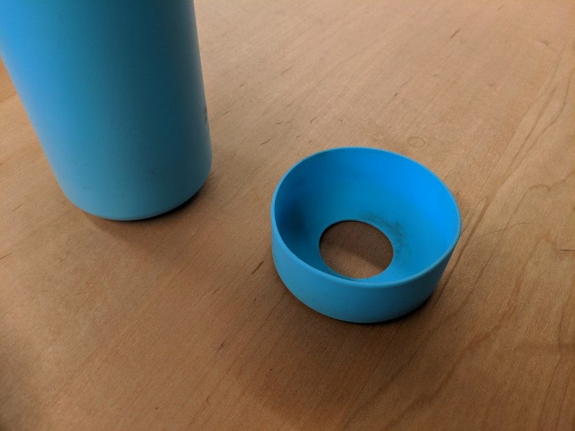 takeya actives insulated - shown above is the silicone cover that protects the bottom of the...