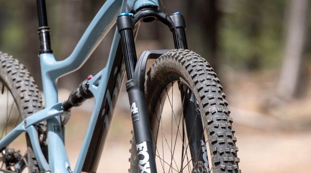mountain bike tires - front tires are responsible for more of the steering and cornering...