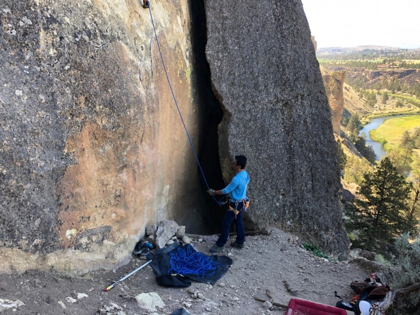 mammut infinity - hiroki providing an attentive belay. the catches we experienced...