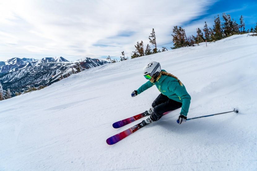 liberty genesis 96 for women - the odd flex pattern makes the ski feel a little wobbly while...