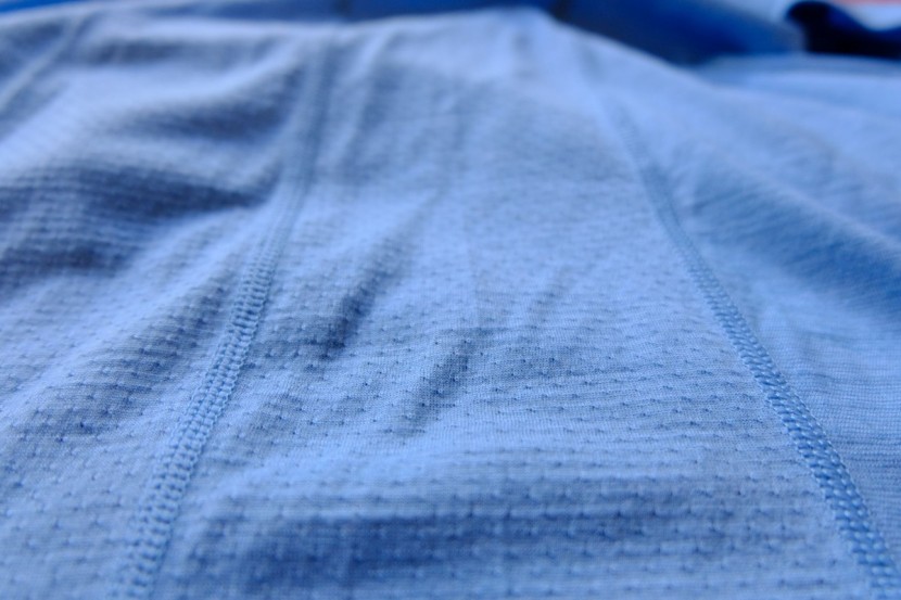 smartwool merino sport 150 tech - gusseted underarms and flatlock seams are traits seen in high...