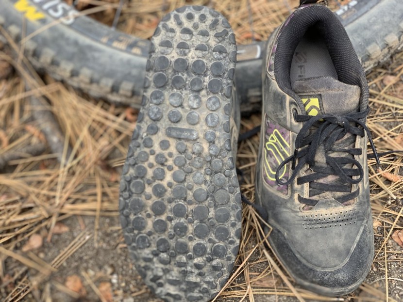 five ten impact pro for women - the varied dot pattern on the soles with the depth of the lugs make...