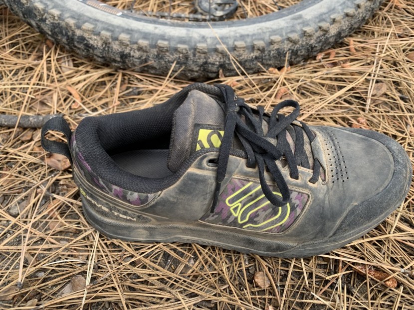 five ten impact pro for women - you can see the volume and padding in these shoes are plentiful.