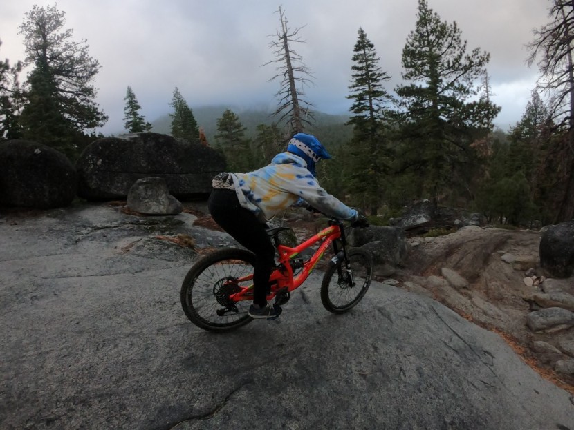 ride concepts livewire for women - even on a wet day, ride concepts stuck to our pedal with ease.