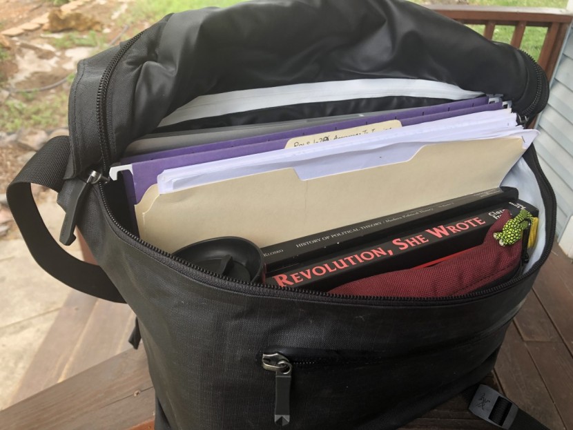 messenger bag - the commute to a college class can involve a lot of books, papers...