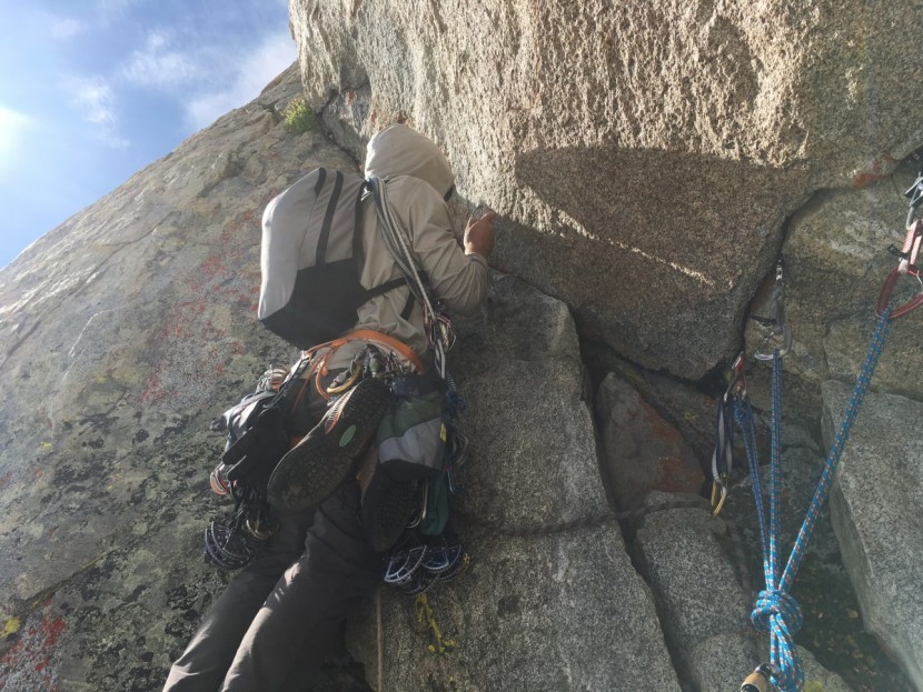 climbing backpack - the sleek black diamond bullet is great up on a rock face or around...