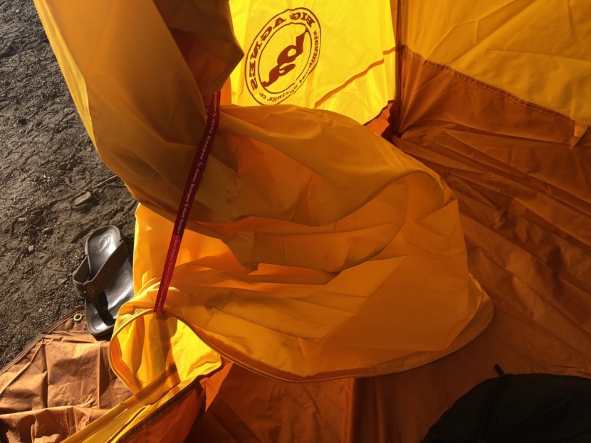 big agnes big house deluxe 6 - the front "door keeper" is a nice touch.