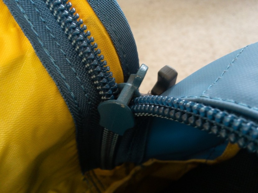 sea to summit duffel - we&#039;ve never seen a double zipper configuration like this. having...