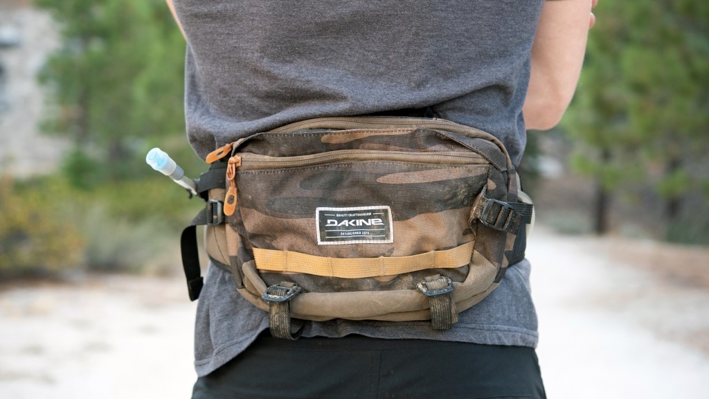 mountain bike hip pack - the low placement near the hip keeps your back cool on a long ride.