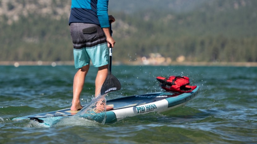 sup paddle - we like the blade shape of this bps, with its scooped dihedral...