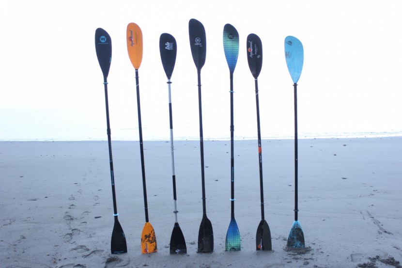 kayak paddle - each of these paddles stood up to extensive (ab)use in the hands of...