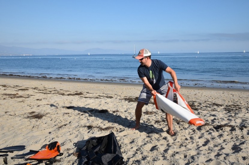 unrolling the board is easy!