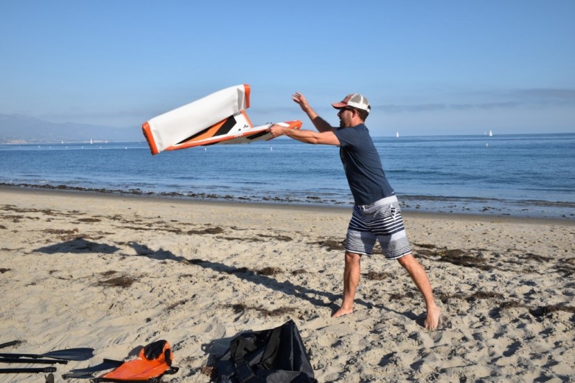 unrolling the board is easy!