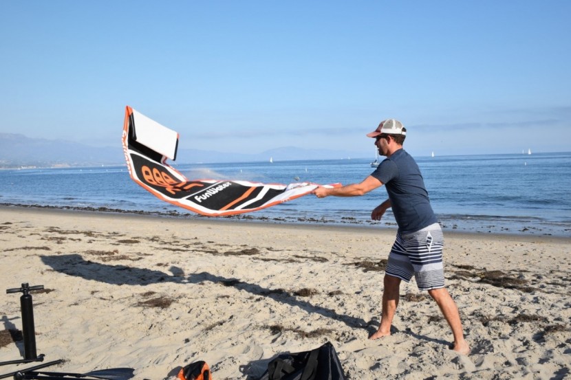 unrolling the board is easy!