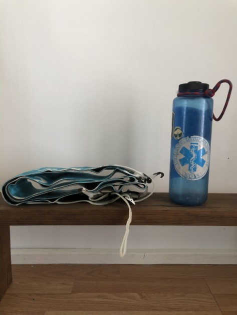 g3 splitboard+ glide - the folded splitboard+ glide.