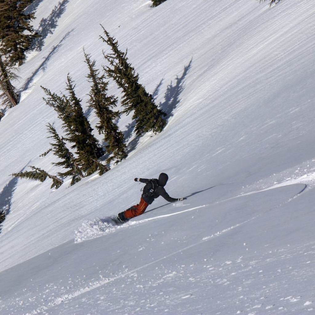 splitboard - buttery and playful turns are often benefits of softer flexing...