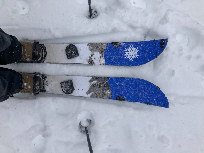 venture  storm - breaking trail on a storm day.