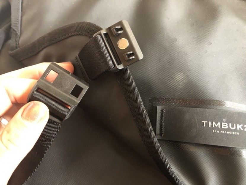 messenger bag - the magnetic clip and other quick release features are great, making...