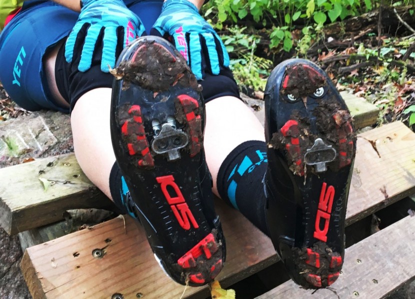 sidi trace for women - the sidi trace's sole is constructed of nylon and features...