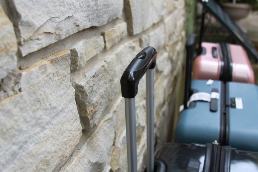 luggage - handles vary in size and shape. options with one height are...