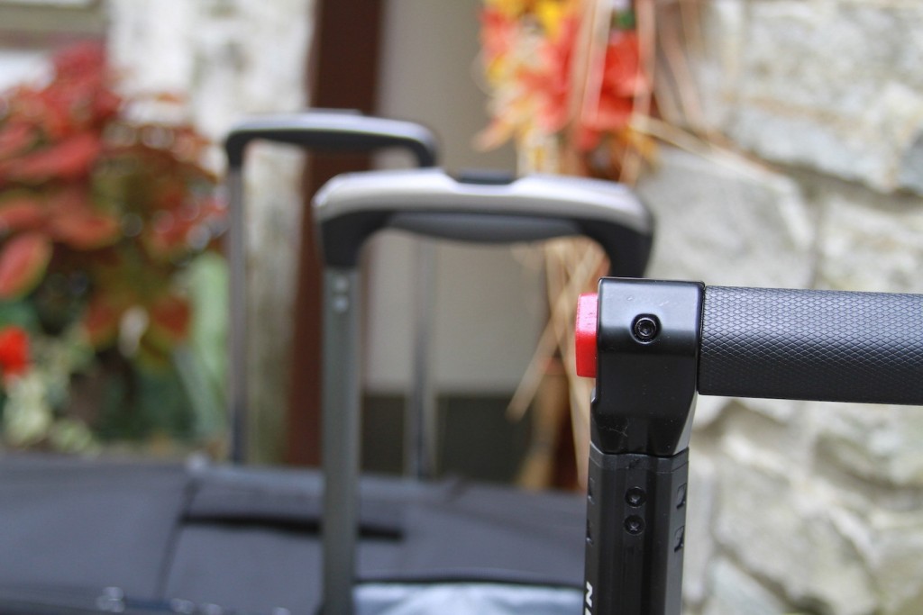 luggage - a good handle that is comfortable and won't blow out under a heavy...