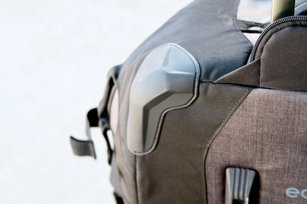 luggage - the eagle creek orv integrates many materials to make it super...