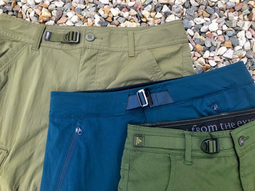 hiking shorts - a handful of models come with a belt that is attached to the shorts.