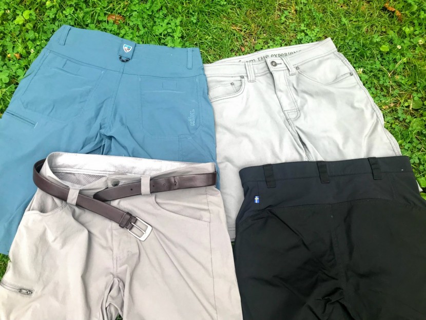 hiking shorts - many models come with traditional belt loops. we don&#039;t love this...