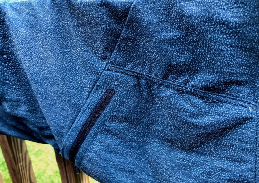 arc&#039;teryx palisade short - these shorts have solid water resistance and allow water to bead up...