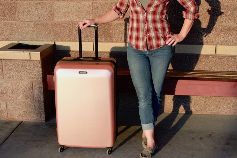 american tourister moonlight spinner 28 - a good option for those seeking a relatively inexpensive hard case...