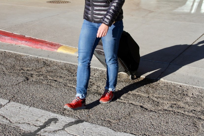 osprey sojourn 80l - transitions are easy from smooth concrete to cracked asphalt with...