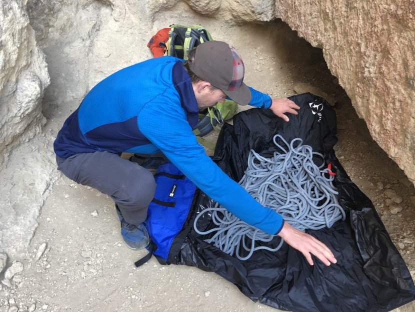 metolius ropemaster hc - this 70m rope is very well protected by the large tarp provided by...