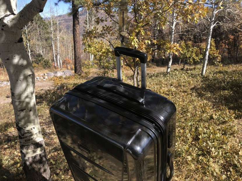 samsonite winfield 2 fashion 28 - a heavier case, but still feels pretty lightweight to wheel around.