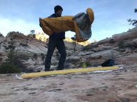 The Sea to Summit Spark is great for desert backpacking when the...