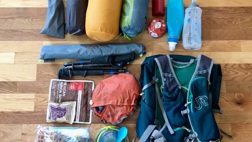 ultralight tent - a look at a fastpacking set-up for a quick overnight mission into...