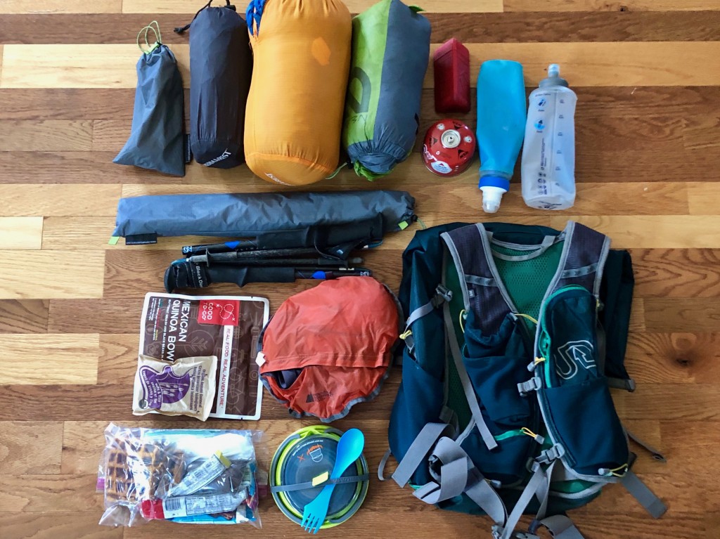 ultralight tent - a look at a fastpacking set-up for a quick overnight mission into...