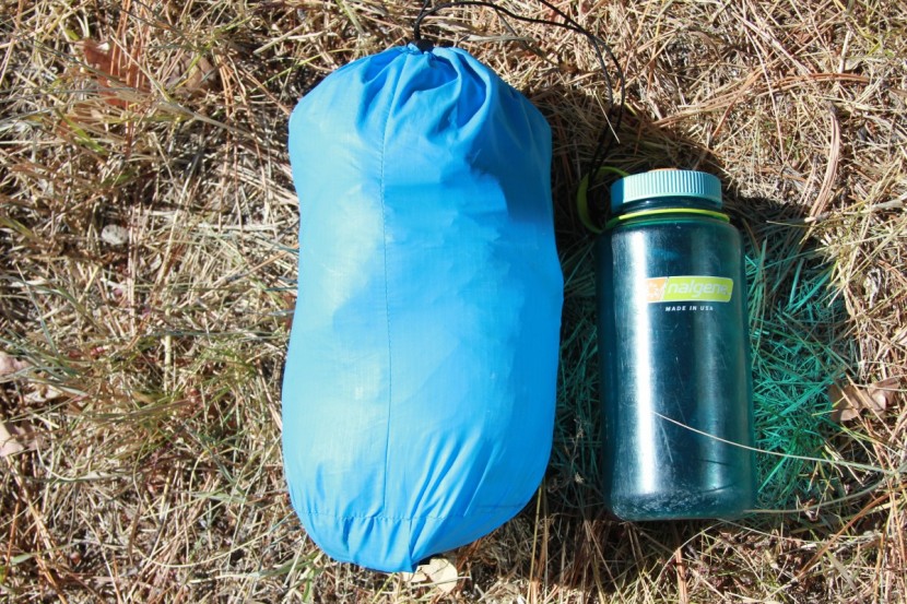 black diamond distance adaptor tent - the packed size is quite large for an ultralight tent. this photo...