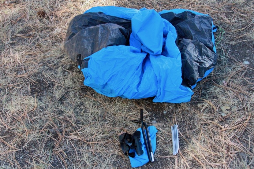 black diamond distance adaptor tent - a look at what you get in the whole package. everything you need...