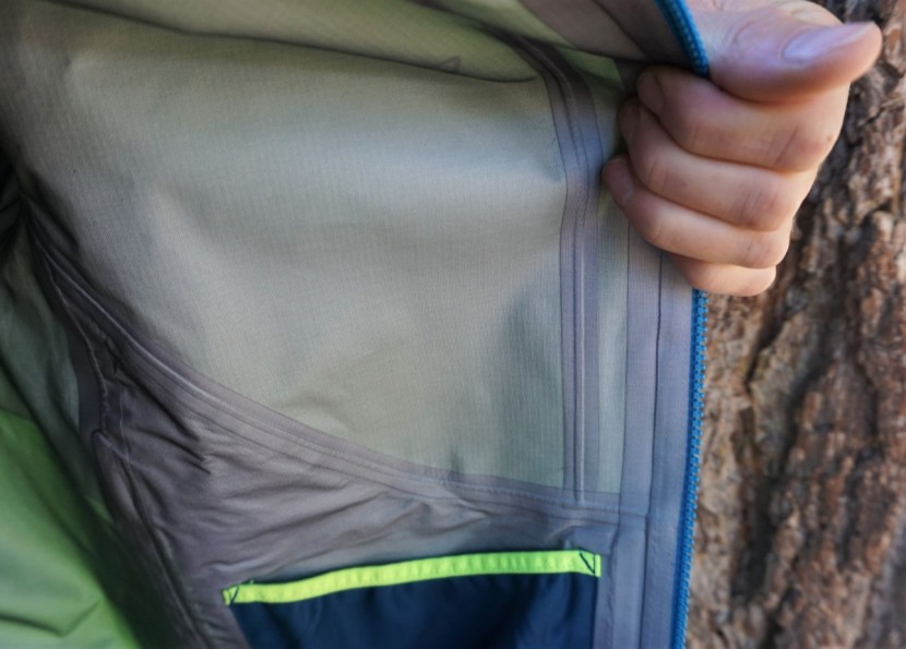 dynafit radical - the interior layer of the 3-layer fabric is gore-tex c-knit backer...